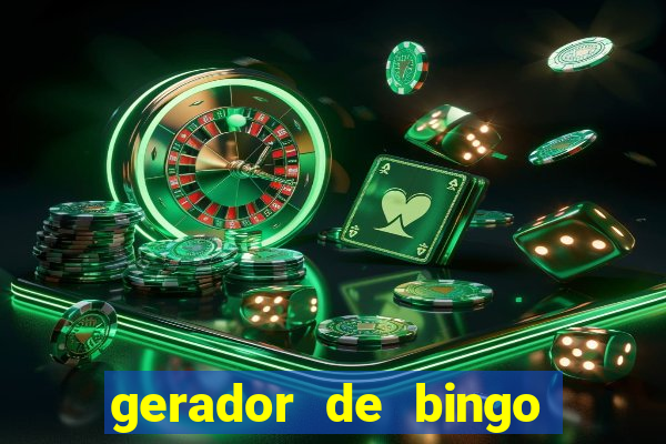 gerador de bingo cha de bebe